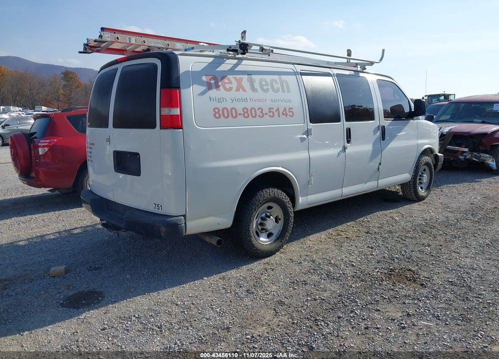 2015 CHEVROLET EXPRESS 2500 WORK VAN VIN: 1GCWGFCF6F1277697