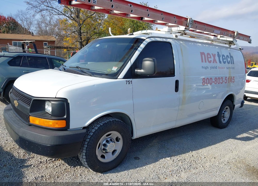 2015 CHEVROLET EXPRESS 2500 WORK VAN VIN: 1GCWGFCF6F1277697