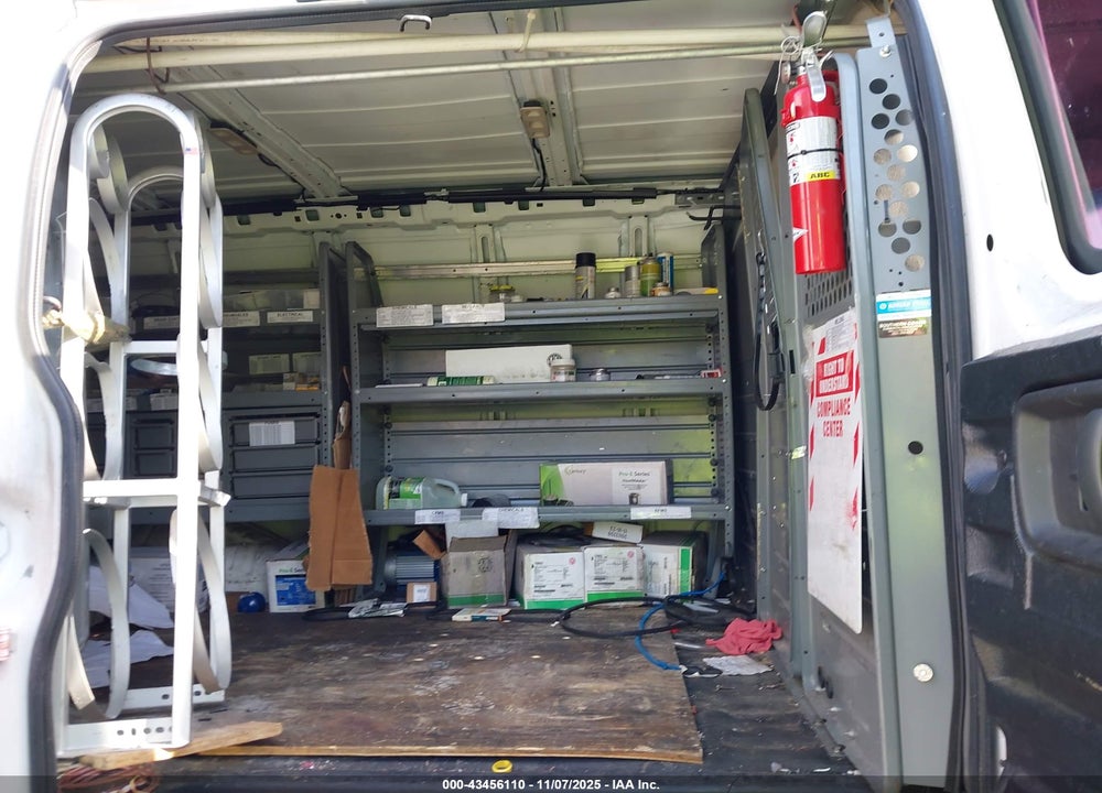 2015 CHEVROLET EXPRESS 2500 WORK VAN VIN: 1GCWGFCF6F1277697