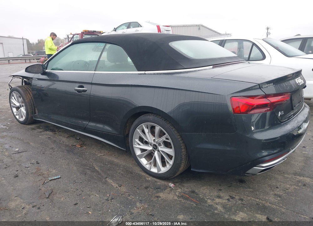 2022 AUDI A5 CABRIOLET PREMIUM 45 TFSI QUATTRO S TRONIC VIN: WAU2AGF50NN007412