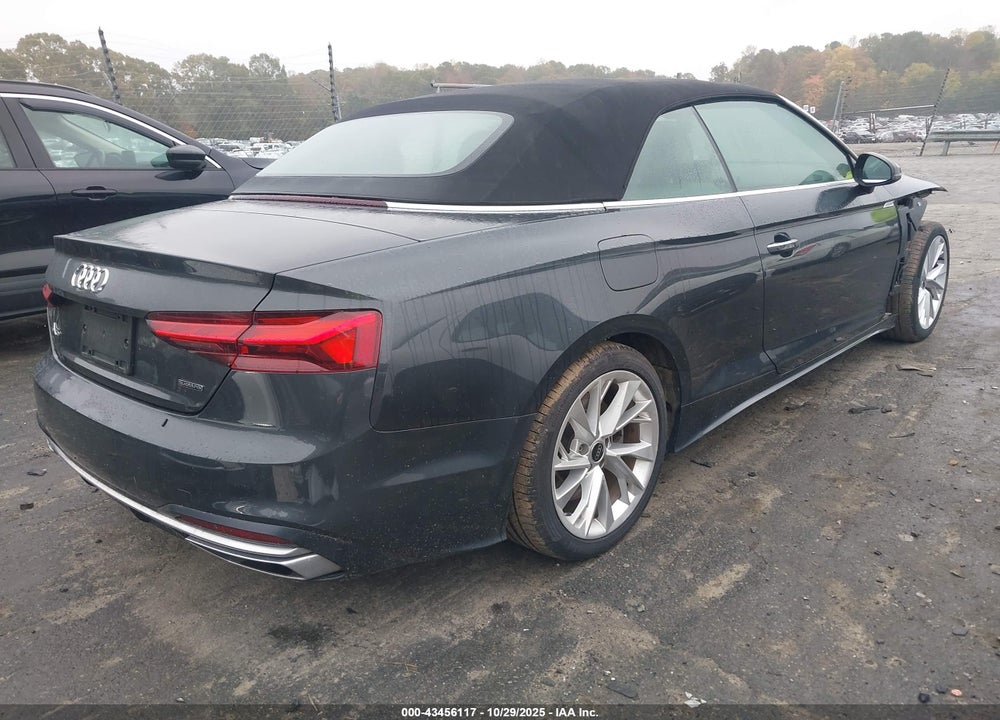 2022 AUDI A5 CABRIOLET PREMIUM 45 TFSI QUATTRO S TRONIC VIN: WAU2AGF50NN007412