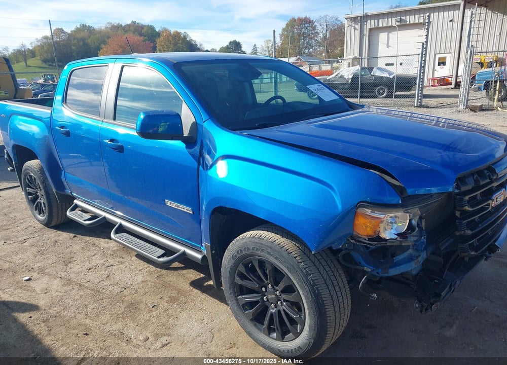2021 GMC CANYON 4WD SHORT BOX ELEVATION VIN: 1GTG6CEN8M1165491
