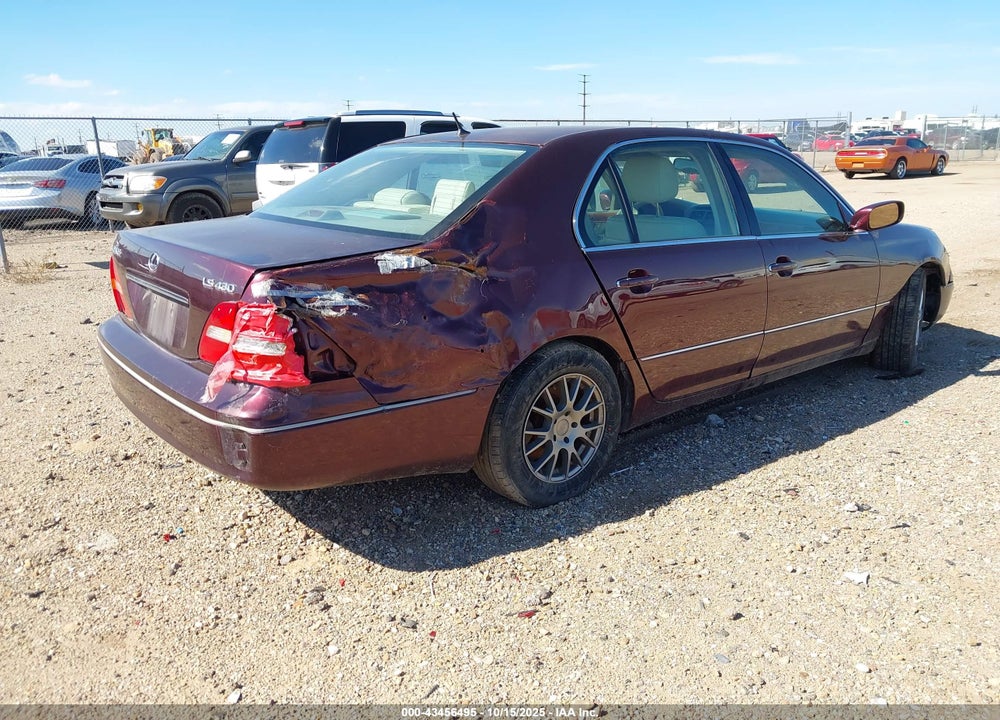 2002 LEXUS LS 430 VIN: JTHBN30F720067776