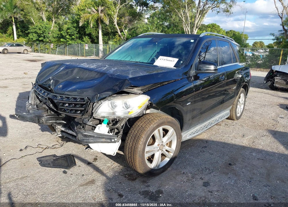 2012 MERCEDES-BENZ ML-CLASS VIN: 4JGDA5HB3CA034025