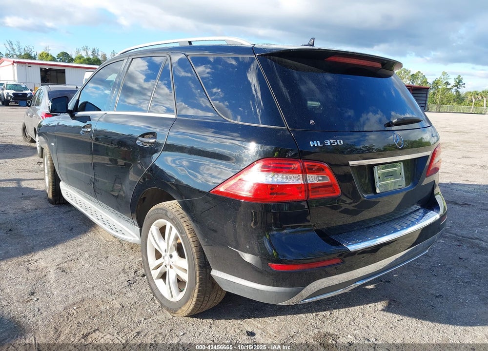 2012 MERCEDES-BENZ ML-CLASS VIN: 4JGDA5HB3CA034025