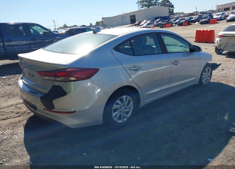 2017 HYUNDAI ELANTRA VIN: 5NPD74LF0HH067314