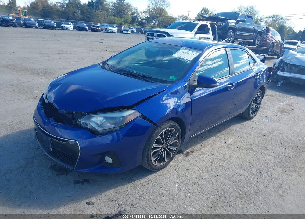 2016 TOYOTA COROLLA VIN: 2T1BURHE0GC634345
