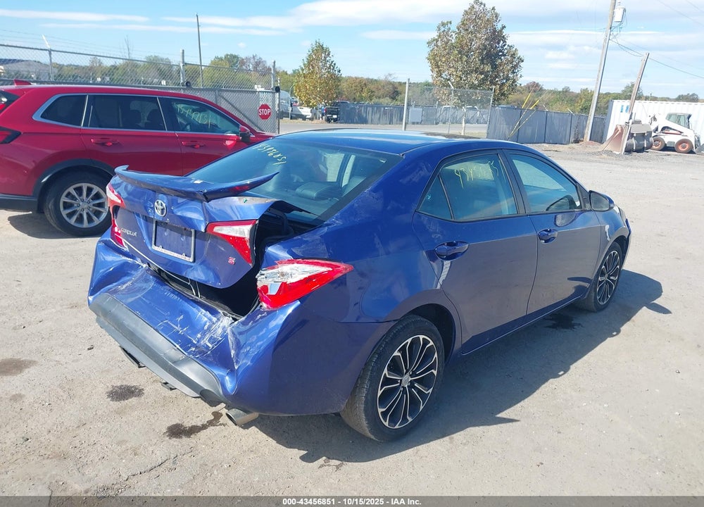 2016 TOYOTA COROLLA VIN: 2T1BURHE0GC634345