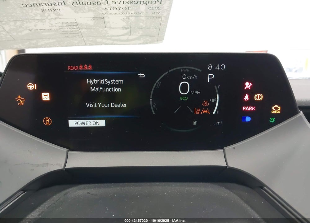 2025 TOYOTA PRIUS NIGHTSHADE VIN: JTDADABUXS3025567