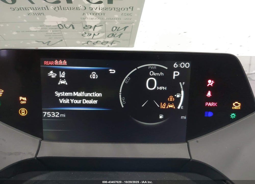 2025 TOYOTA PRIUS NIGHTSHADE VIN: JTDADABUXS3025567