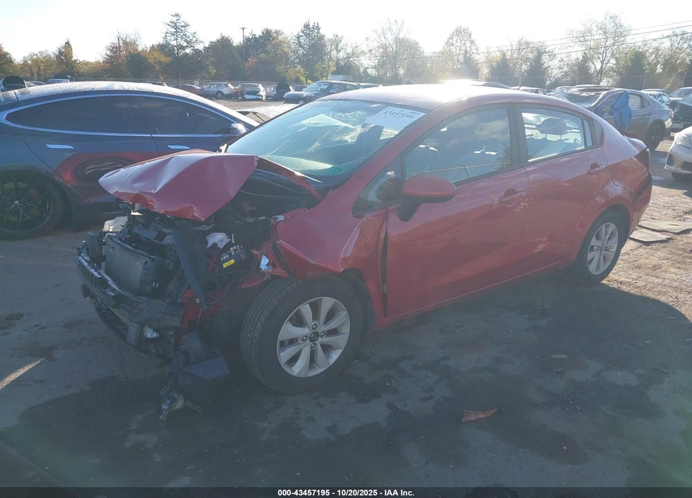 2016 KIA RIO EX VIN: KNADN4A31G6684788