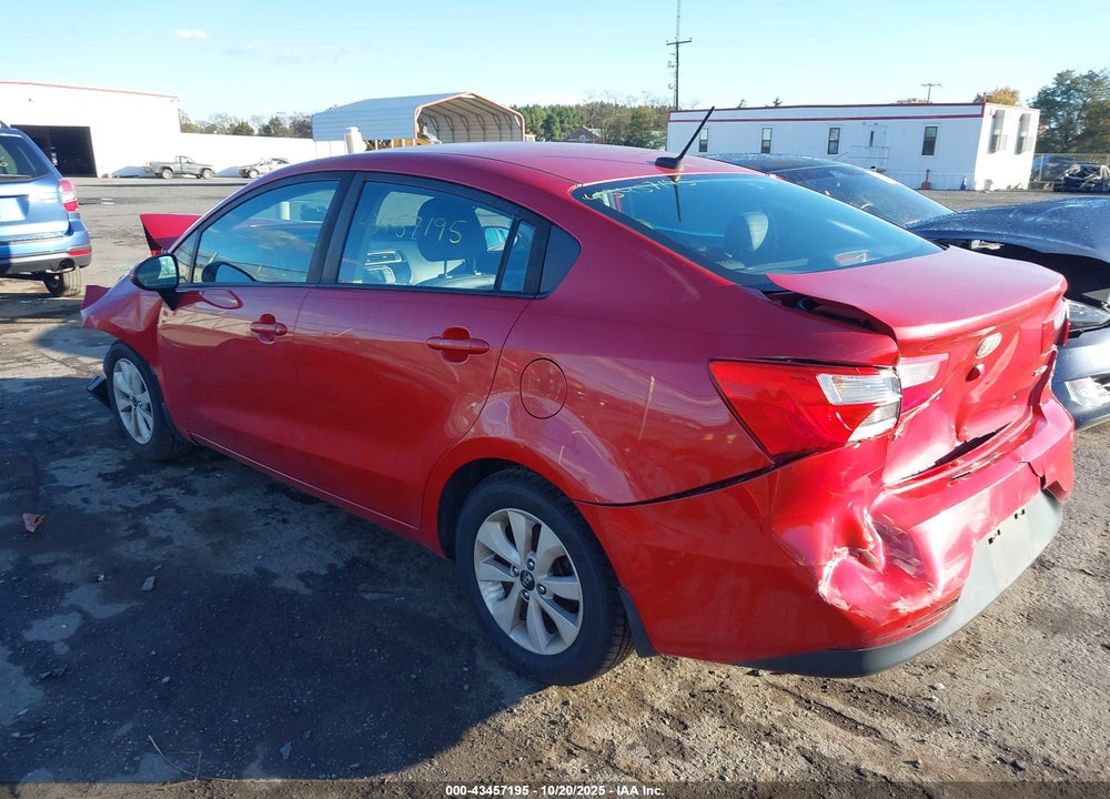 2016 KIA RIO EX VIN: KNADN4A31G6684788