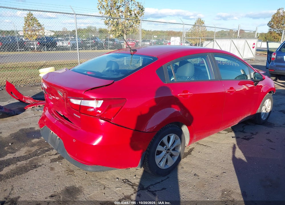 2016 KIA RIO EX VIN: KNADN4A31G6684788