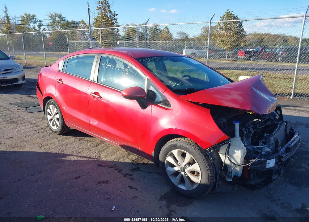 2016 KIA RIO EX VIN: KNADN4A31G6684788