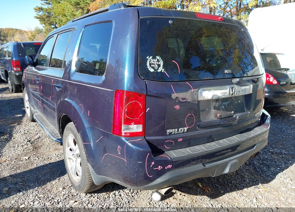 2012 HONDA PILOT VIN: 5FNYF4H66CB072957