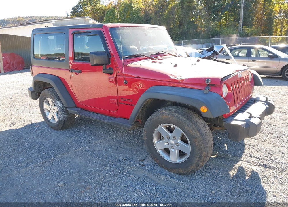 2014 JEEP WRANGLER SPORT VIN: 1C4AJWAG4EL276610