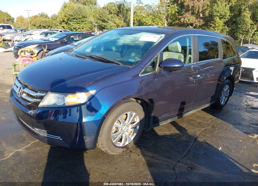 2016 HONDA ODYSSEY EX-L VIN: 5FNRL5H69GB035491