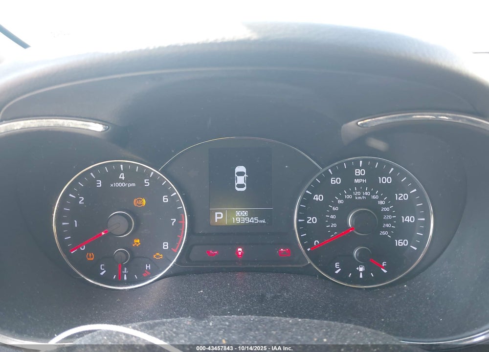2016 KIA FORTE EX VIN: KNAFX5A82G5593104