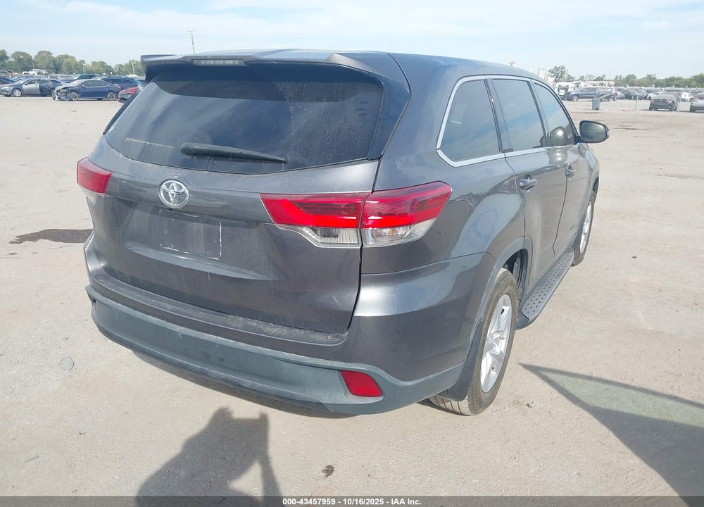 2019 TOYOTA HIGHLANDER LE VIN: 5TDZZRFH0KS290576