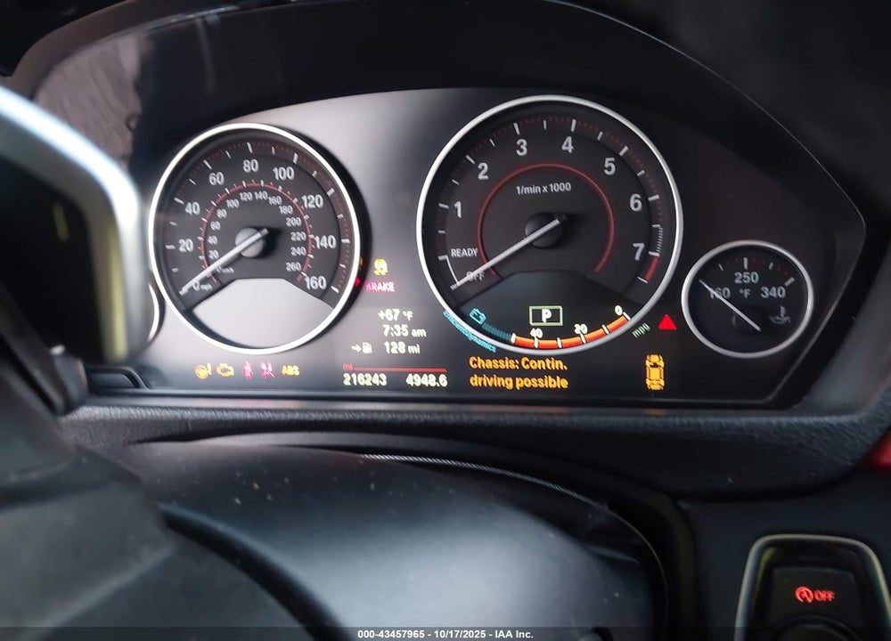 2014 BMW 335I VIN: WBA3A9C54EF477621