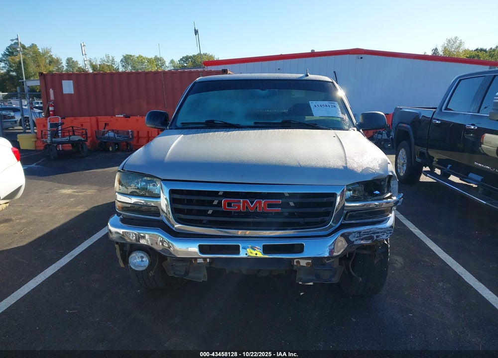 2006 GMC SIERRA 1500 SLE2 VIN: 2GTEK19B161310097