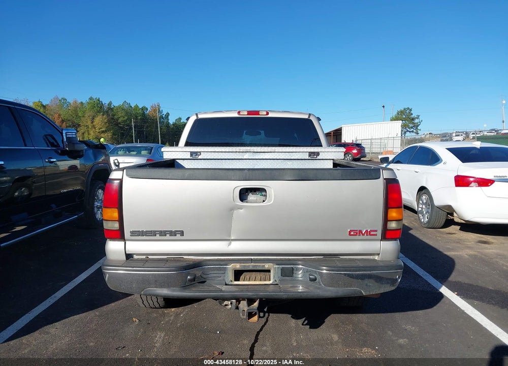 2006 GMC SIERRA 1500 SLE2 VIN: 2GTEK19B161310097