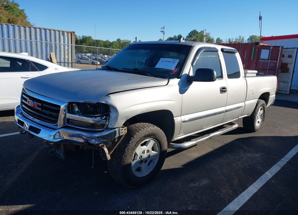 2006 GMC SIERRA 1500 SLE2 VIN: 2GTEK19B161310097