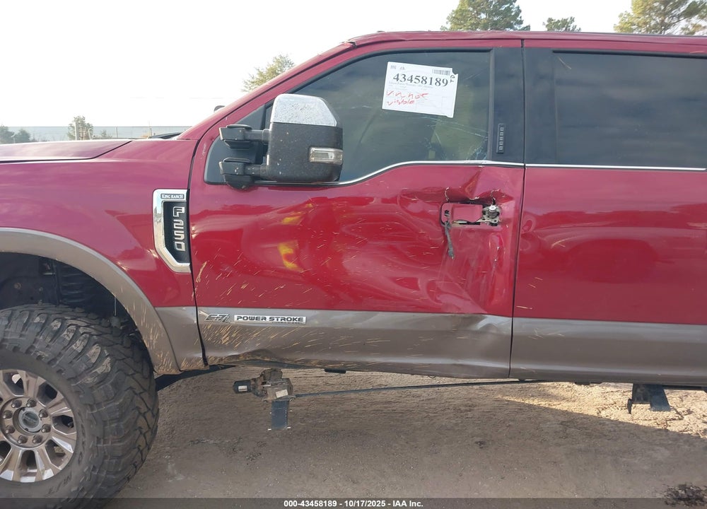 2019 FORD F-250 KING RANCH VIN: 1FT7W2BT3KEG00601
