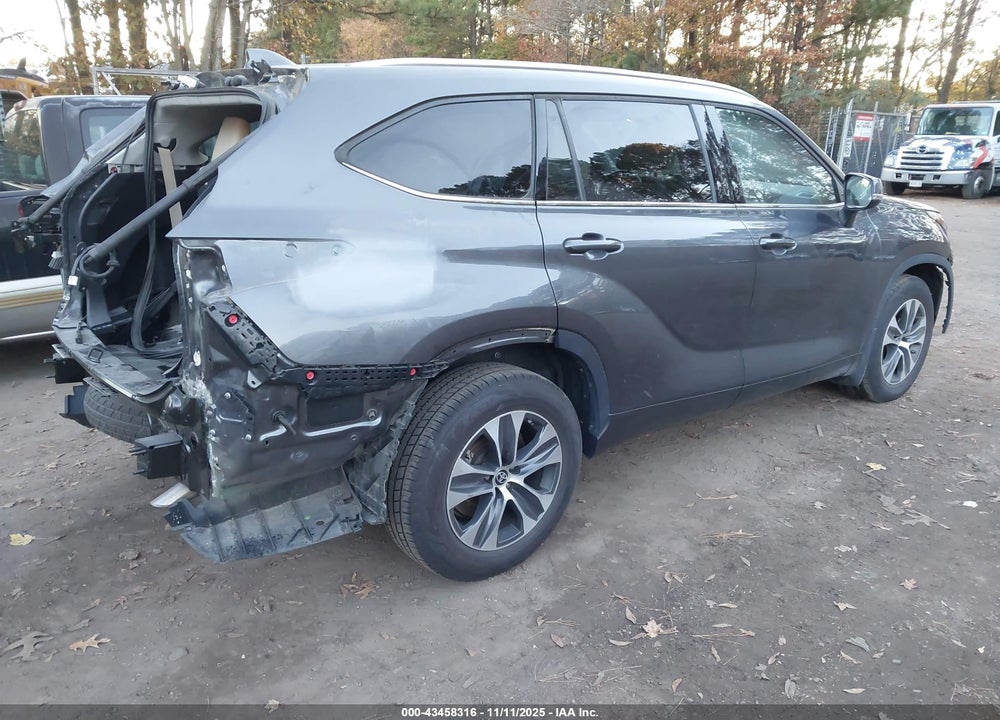2021 TOYOTA HIGHLANDER XLE VIN: 5TDGZRAH9MS536350
