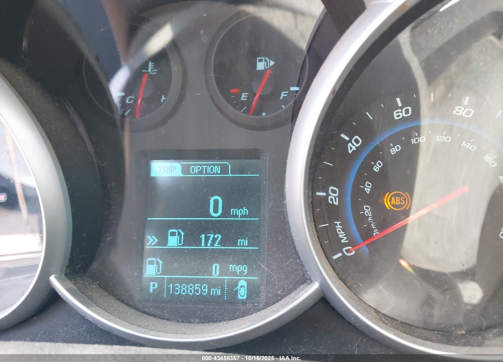 2013 CHEVROLET CRUZE LS AUTO VIN: 1G1PA5SH2D7119489