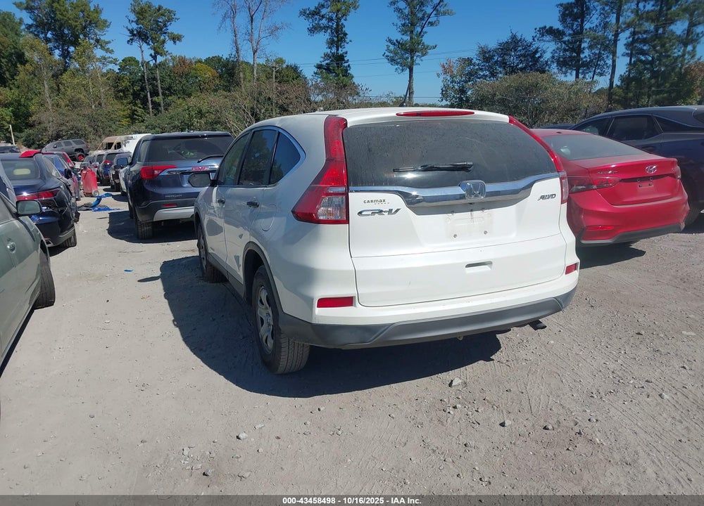 2016 HONDA CR-V VIN: 5J6RM4H38GL066297