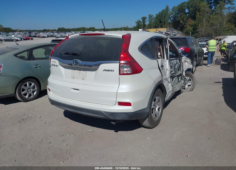 2016 HONDA CR-V VIN: 5J6RM4H38GL066297