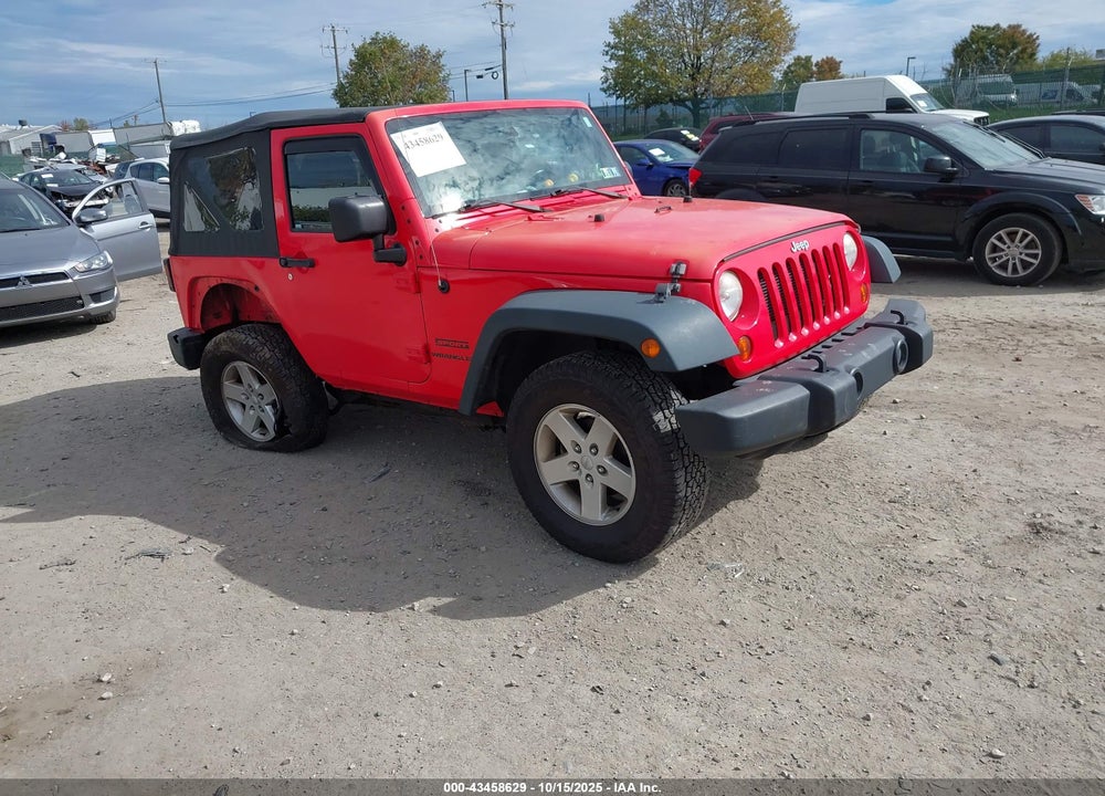 2013 JEEP WRANGLER SPORT VIN: 1C4AJWAG3DL557103