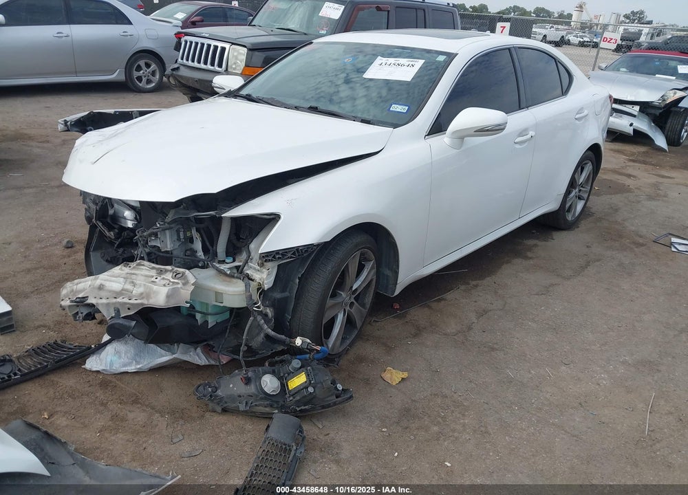 2012 LEXUS IS 250 VIN: JTHBF5C25C5167865