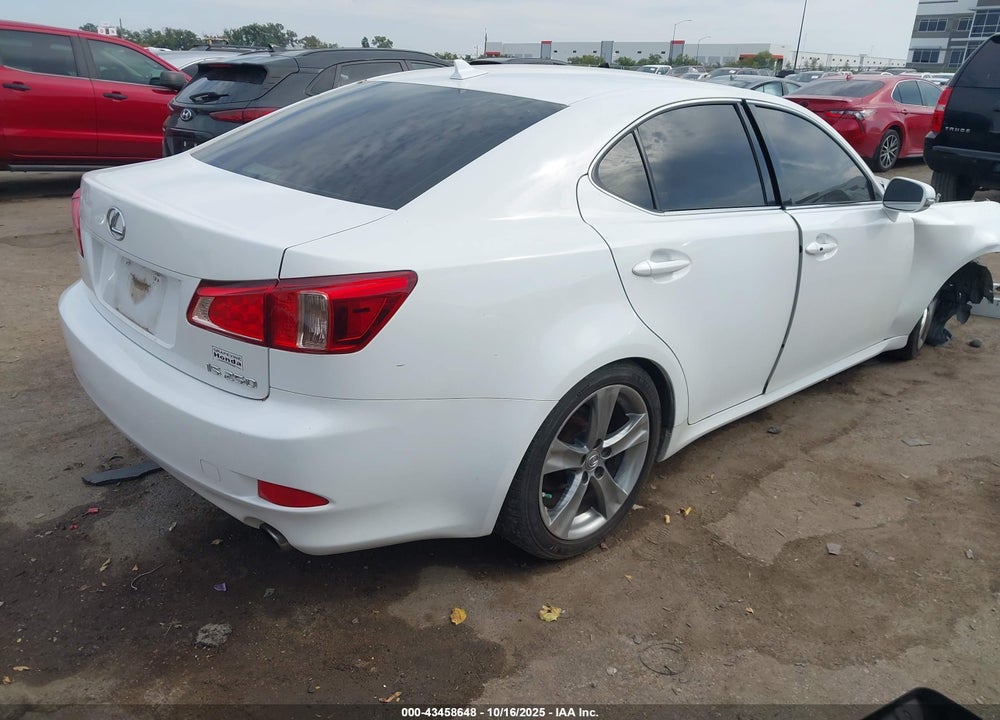 2012 LEXUS IS 250 VIN: JTHBF5C25C5167865
