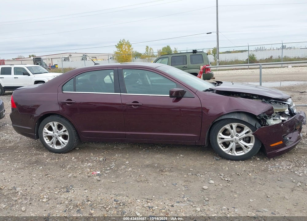2012 FORD FUSION VIN: 3FAHP0HA5CR408239