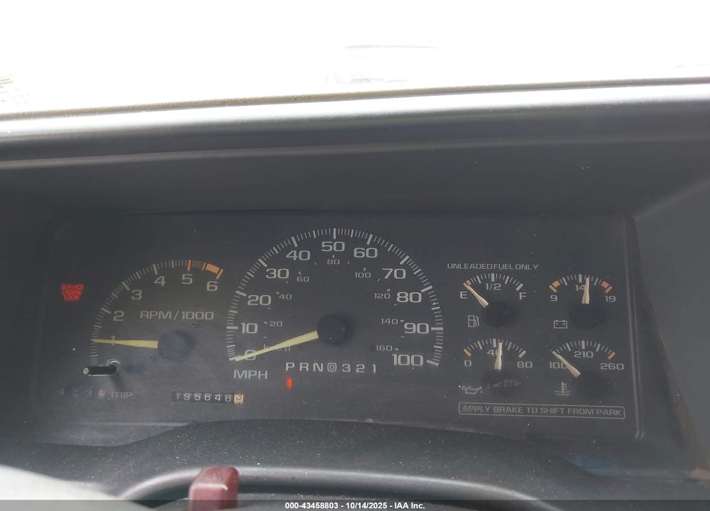 1996 CHEVROLET GMT-400 C1500 VIN: 1GCEC19R3TE260162