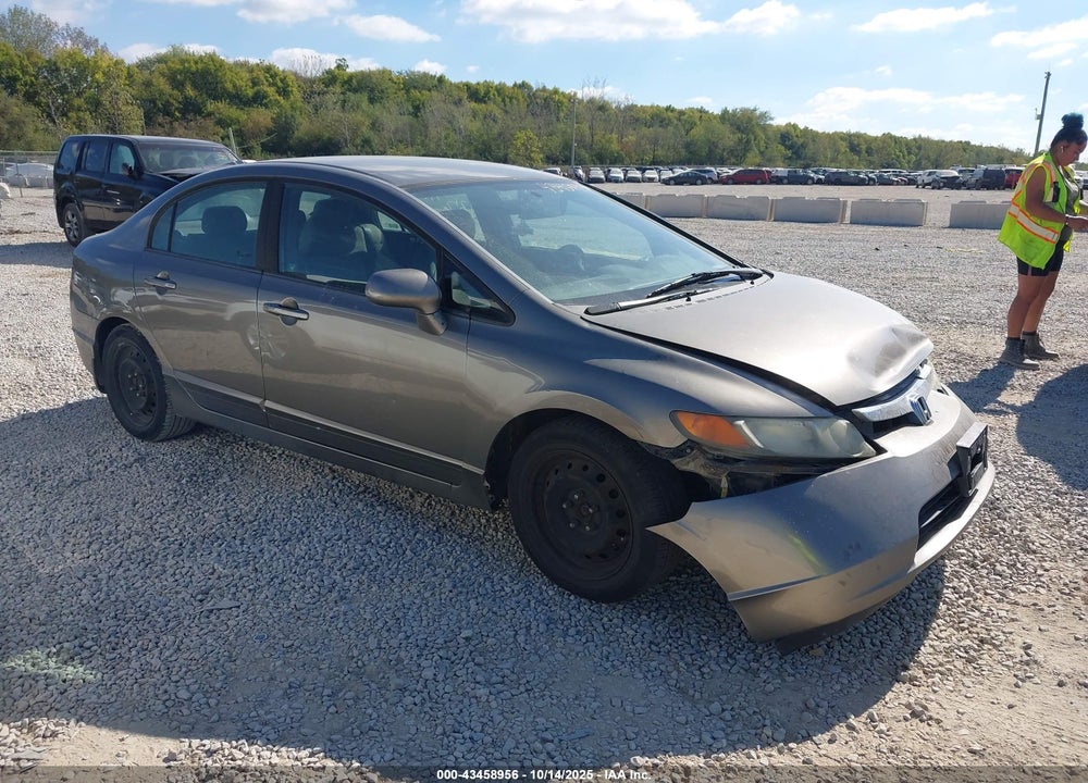 2008 HONDA CIVIC LX VIN: 1HGFA16518L029843