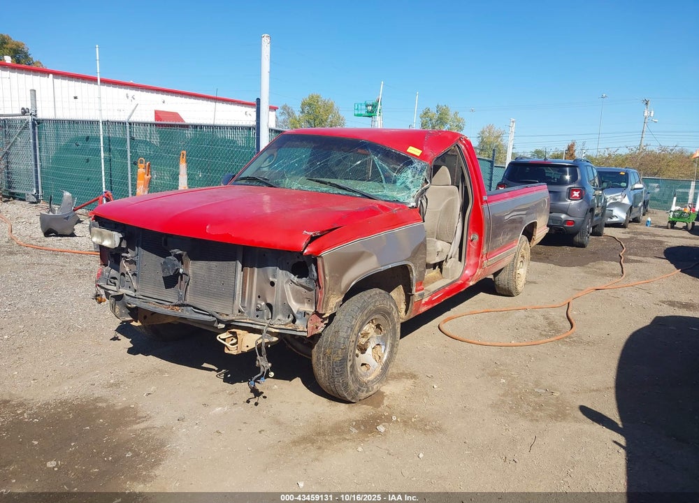 1997 GMC SIERRA 1500 SL WIDESIDE VIN: 1GTEC14M4VZ524562
