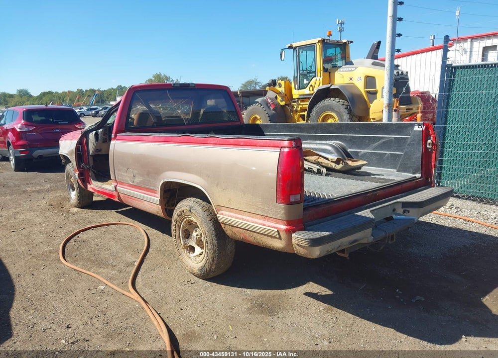 1997 GMC SIERRA 1500 SL WIDESIDE VIN: 1GTEC14M4VZ524562