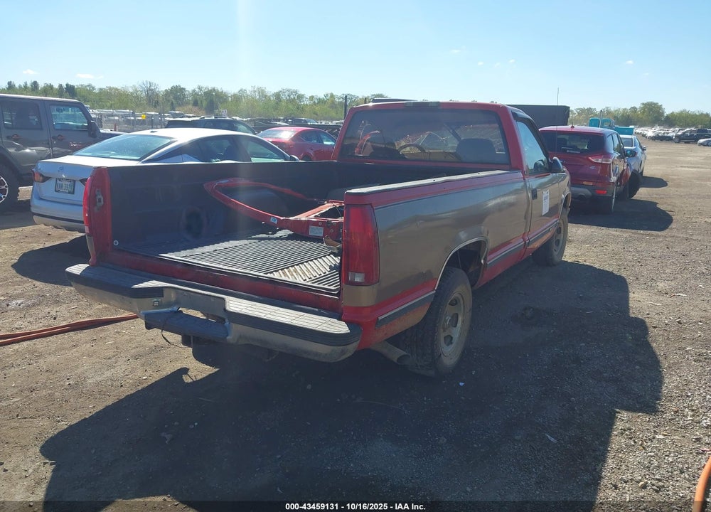 1997 GMC SIERRA 1500 SL WIDESIDE VIN: 1GTEC14M4VZ524562