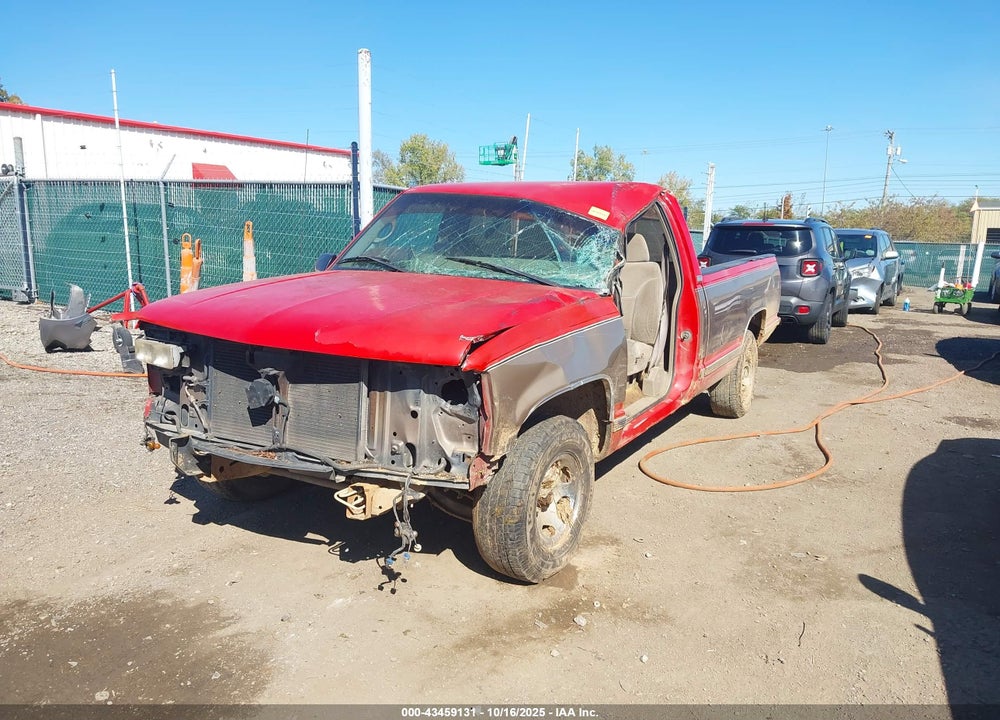 1997 GMC SIERRA 1500 SL WIDESIDE VIN: 1GTEC14M4VZ524562