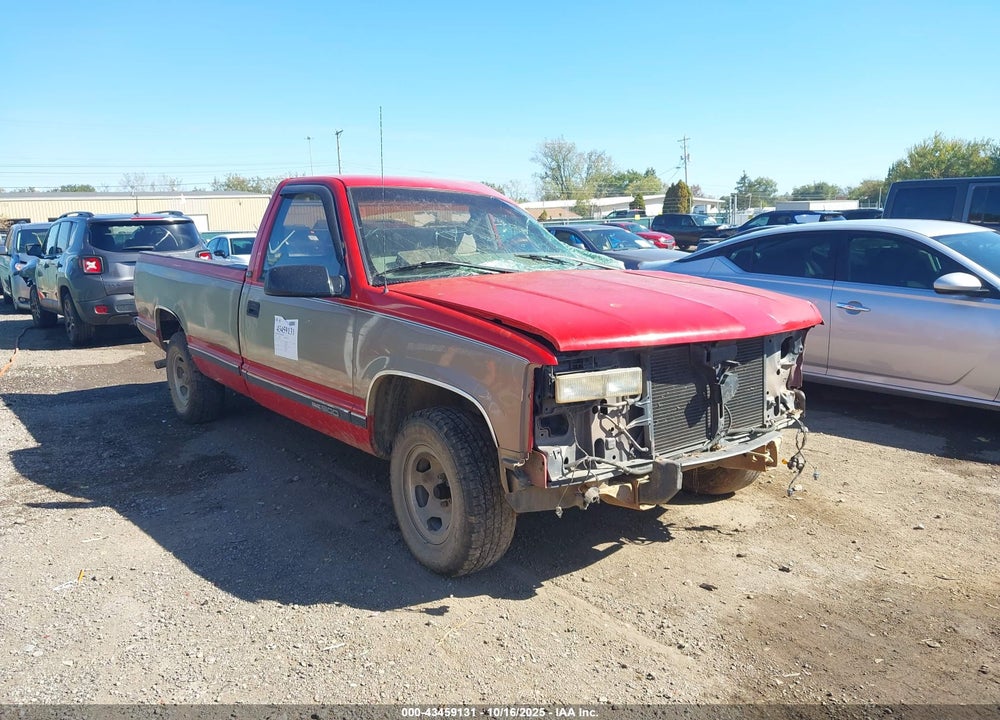 1997 GMC SIERRA 1500 SL WIDESIDE VIN: 1GTEC14M4VZ524562