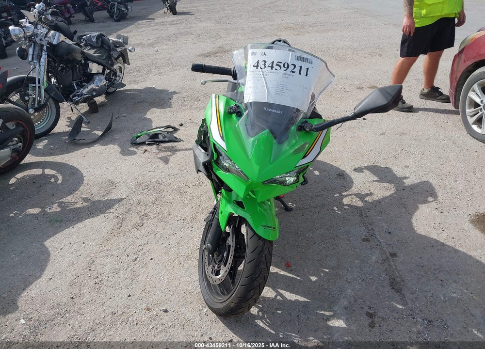 2025 KAWASAKI EX500 A/B VIN: ML5EXGJ16SDA55028