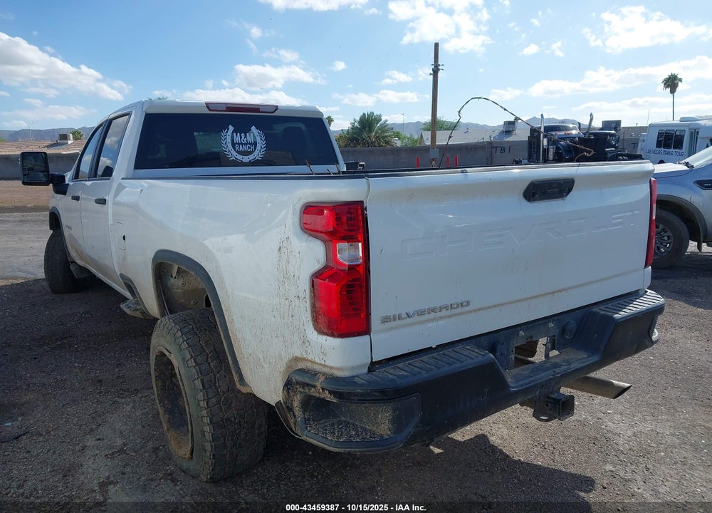 2020 CHEVROLET SILVERADO 2500HD 4WD  LONG BED WT VIN: 1GC4YLE78LF162364