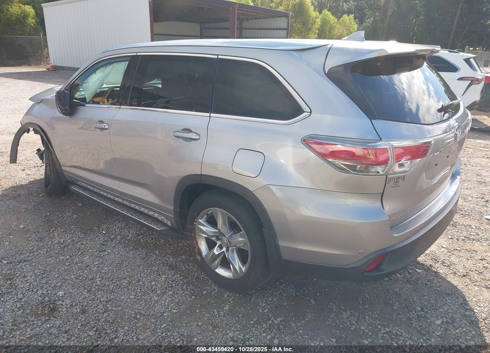 2015 TOYOTA HIGHLANDER LIMITED V6 VIN: 5TDYKRFH8FS068535