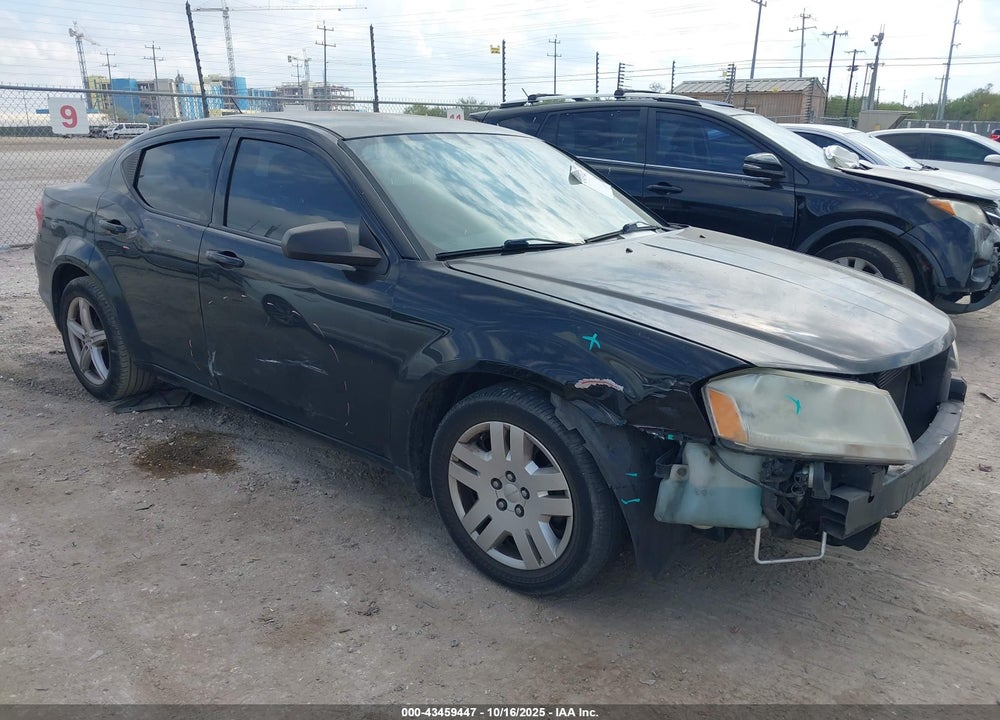 2013 DODGE AVENGER SE VIN: 1C3CDZAB8DN677316