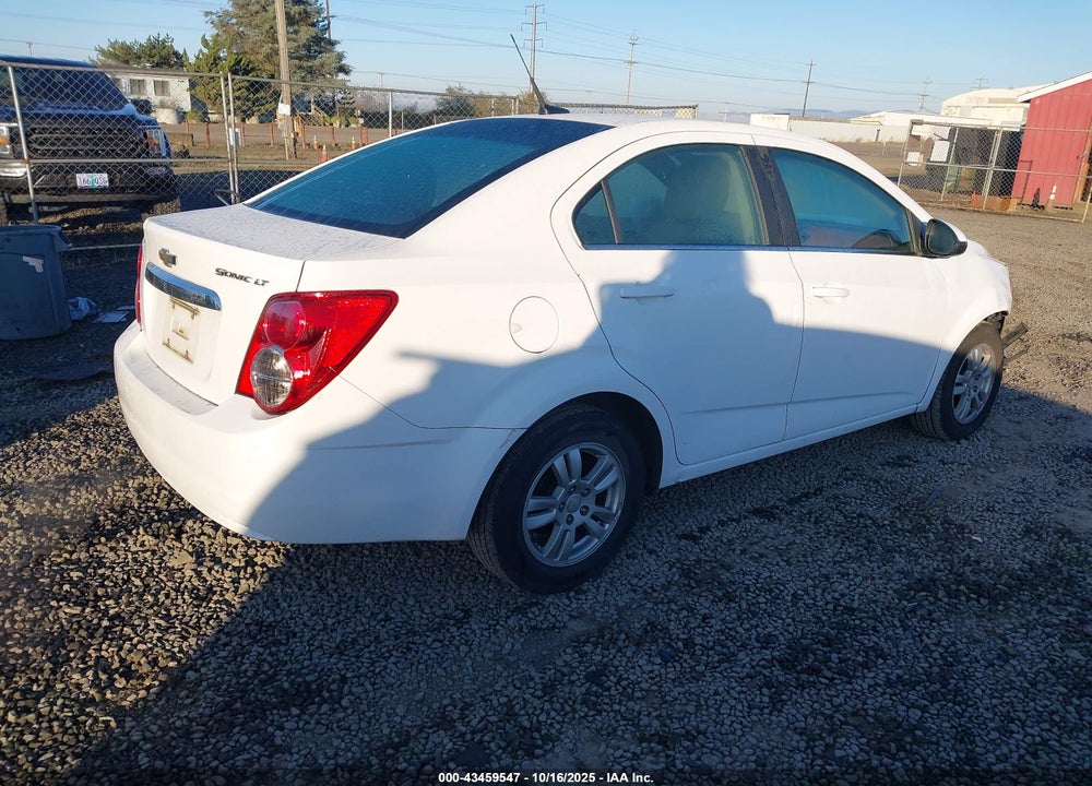 2014 CHEVROLET SONIC LT AUTO VIN: 1G1JC5SG7E4101774