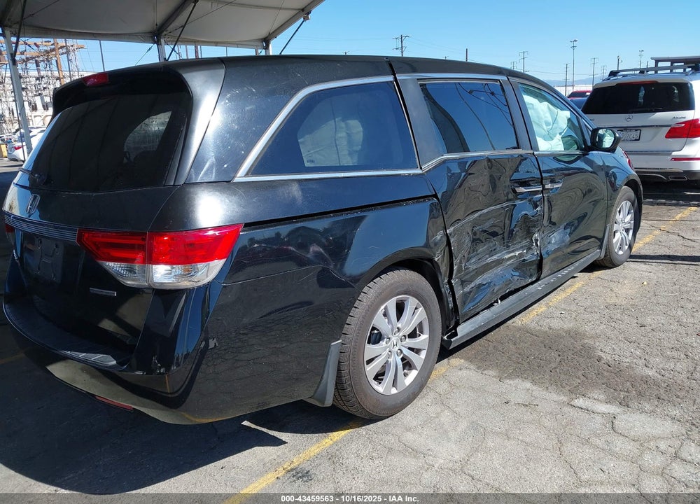 2017 HONDA ODYSSEY SE VIN: 5FNRL5H30HB006212