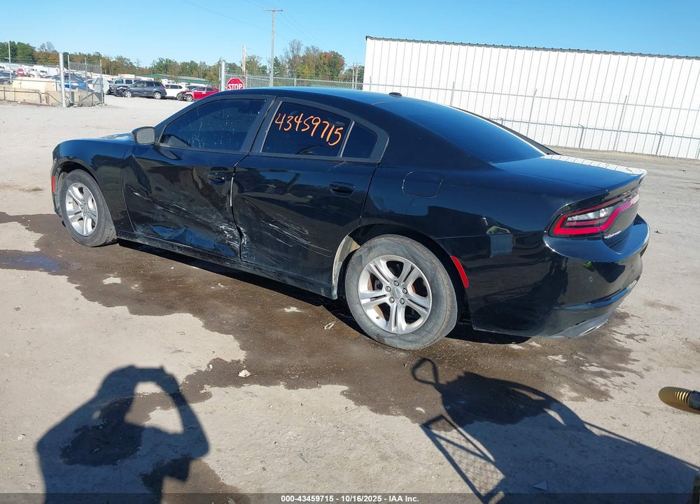 2022 DODGE CHARGER SXT RWD VIN: 2C3CDXBG0NH207726